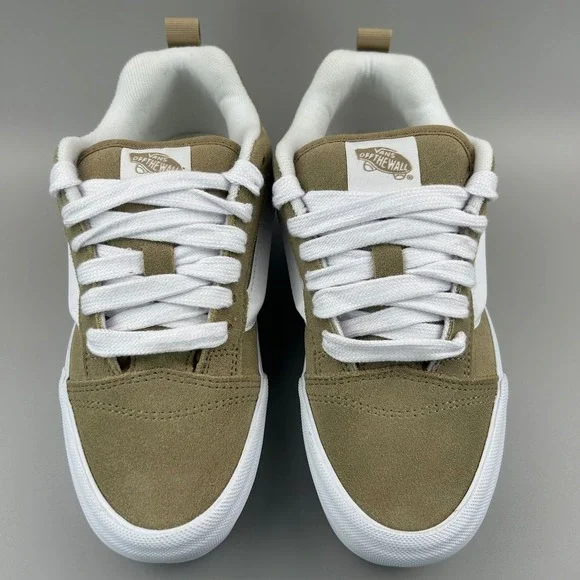 Vans Knu Stack Nostalgia Cornstalk Women Size 7 Beige Chunky Platform Shoes NEW - Picture 3 of 6